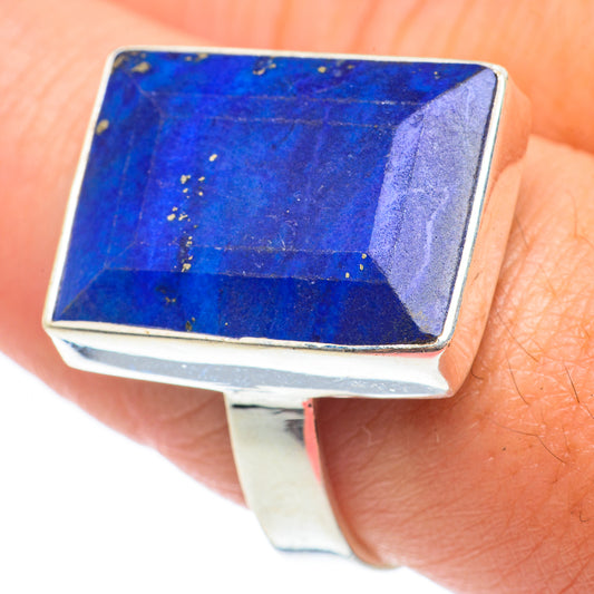 Lapis Lazuli Rings handcrafted by Ana Silver Co - RING65094