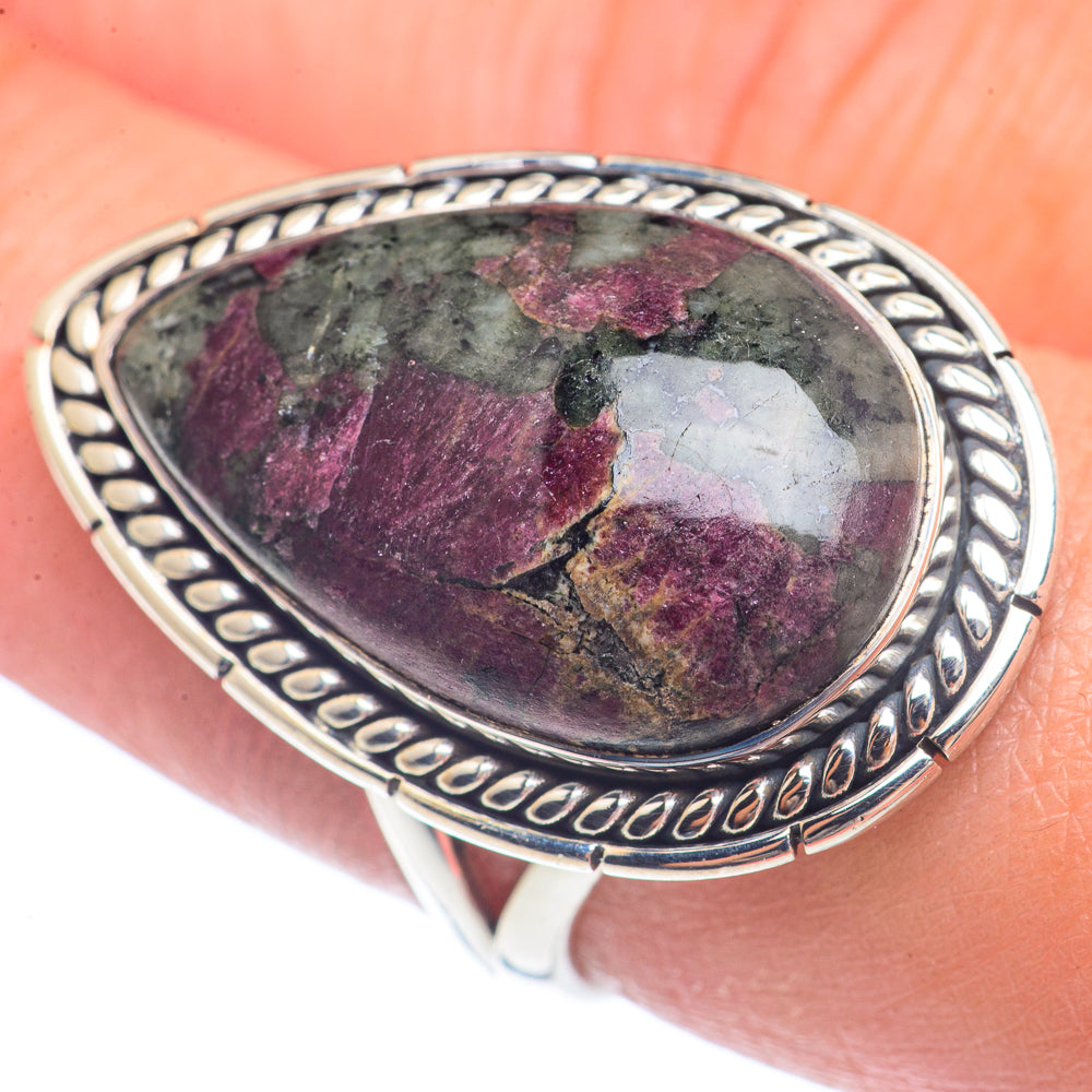 Russian Eudialyte Rings handcrafted by Ana Silver Co - RING71788