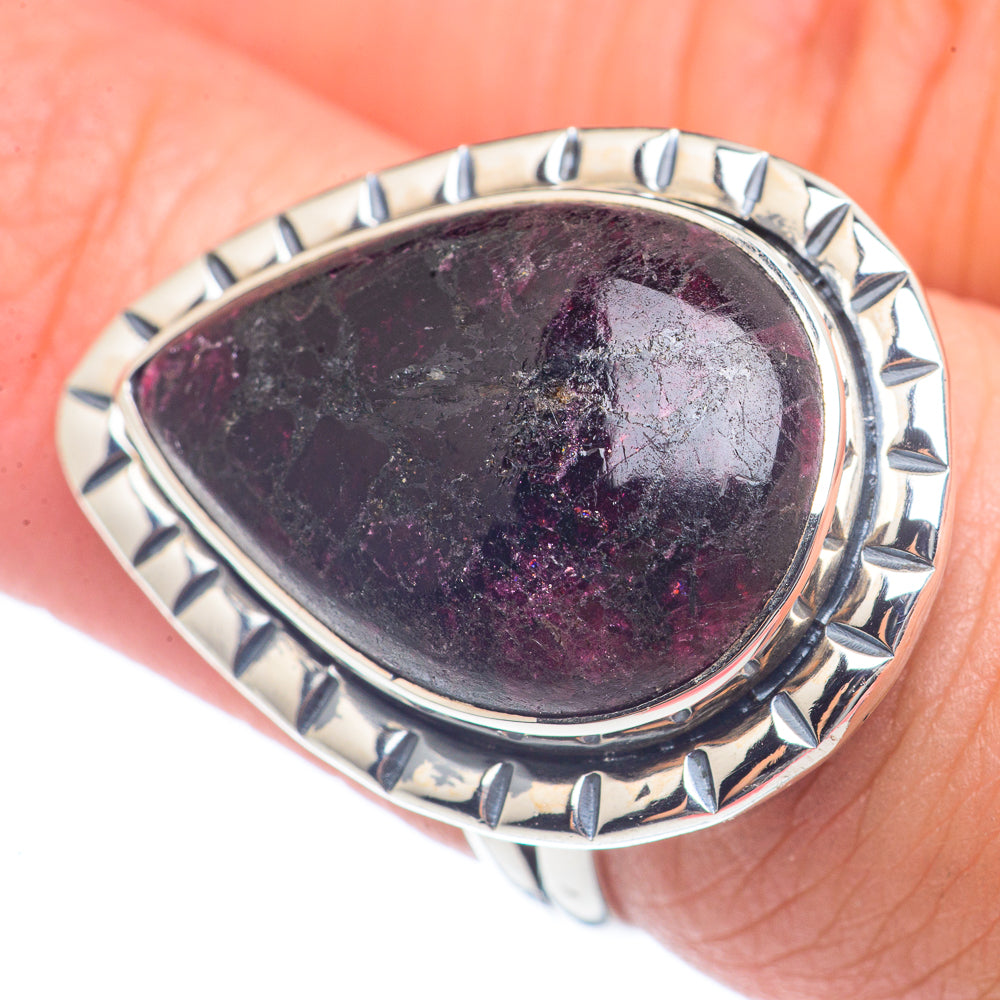 Russian Eudialyte Rings handcrafted by Ana Silver Co - RING72054