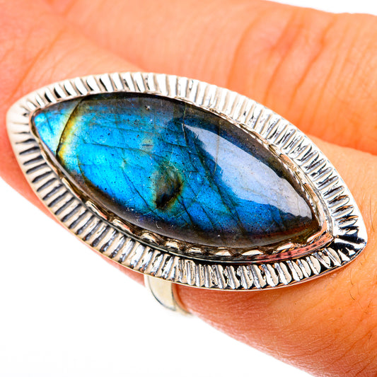 Labradorite Rings handcrafted by Ana Silver Co - RING74919