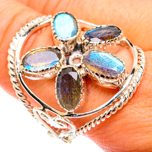 Labradorite Rings handcrafted by Ana Silver Co - RING74947