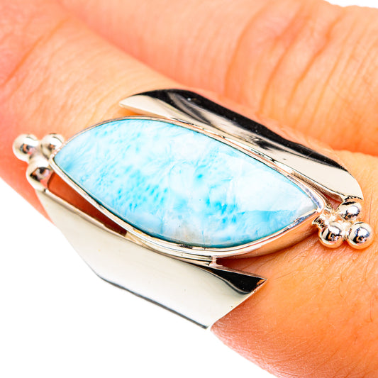 Larimar Rings handcrafted by Ana Silver Co - RING74950