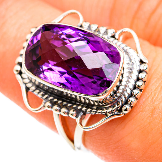 Amethyst Rings handcrafted by Ana Silver Co - RING74969