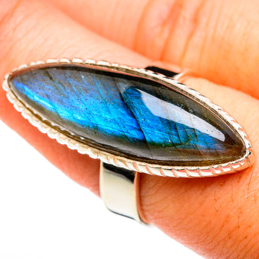 Labradorite Rings handcrafted by Ana Silver Co - RING74984