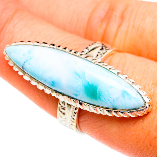 Larimar Rings handcrafted by Ana Silver Co - RING74990