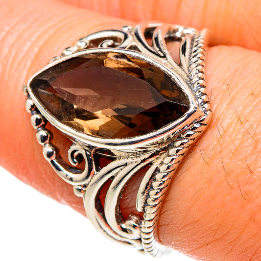 Smoky Quartz Rings handcrafted by Ana Silver Co - RING97799