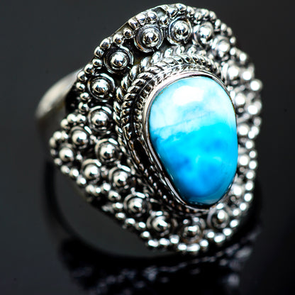 Larimar Rings handcrafted by Ana Silver Co - RING991708