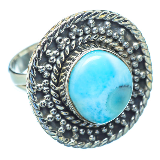 Larimar Rings handcrafted by Ana Silver Co - RING10714