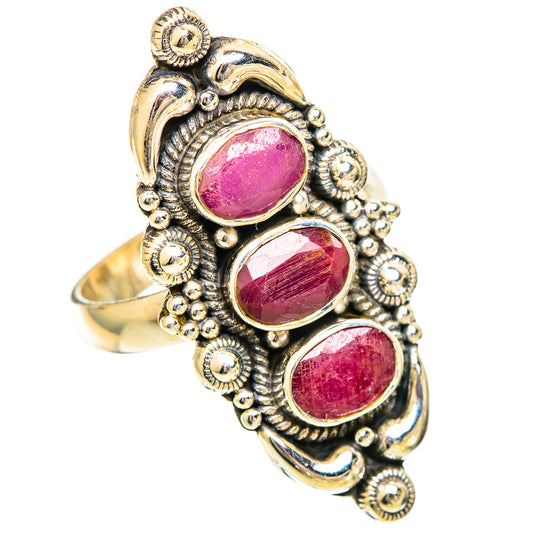 Ruby Rings handcrafted by Ana Silver Co - RING109697 - Photo 2