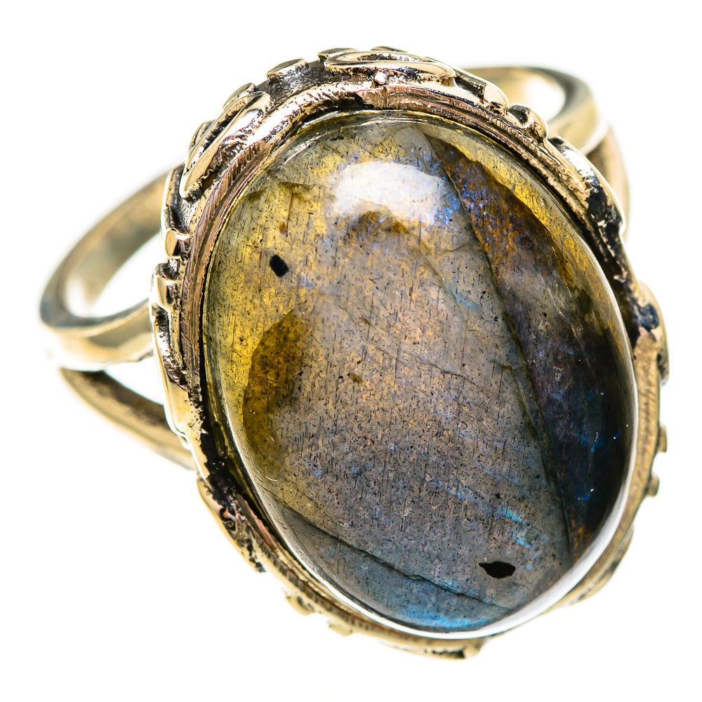 Labradorite Rings handcrafted by Ana Silver Co - RING111904 - Photo 2