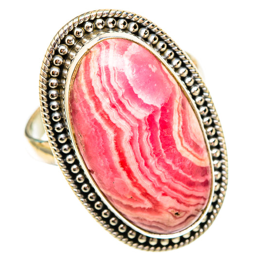 Rhodochrosite Rings handcrafted by Ana Silver Co - RING116782 - Photo 2