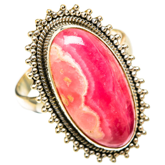 Rhodochrosite Rings handcrafted by Ana Silver Co - RING117865 - Photo 2