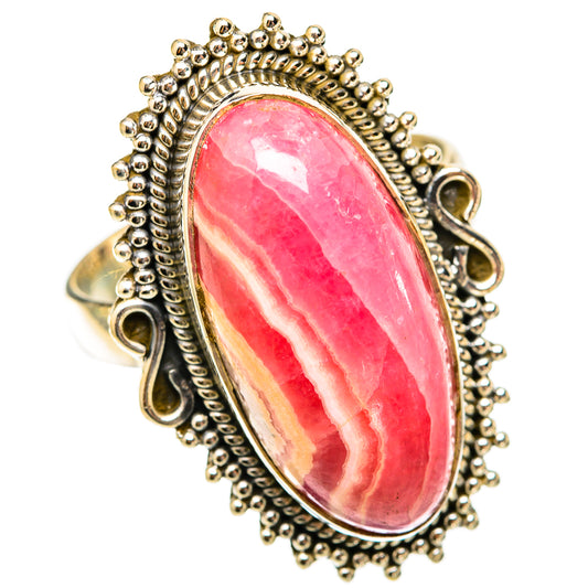 Rhodochrosite Rings handcrafted by Ana Silver Co - RING117923 - Photo 2