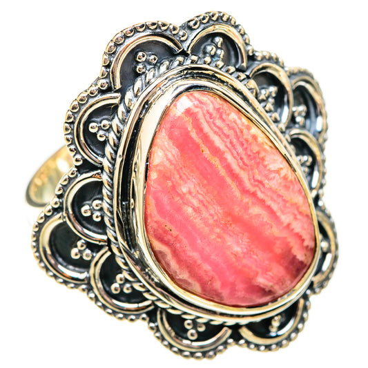 Rhodochrosite Rings handcrafted by Ana Silver Co - RING118258 - Photo 2