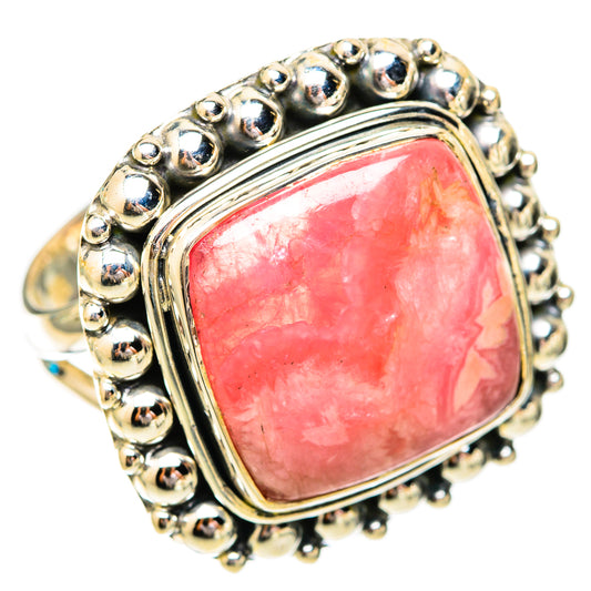 Rhodochrosite Rings handcrafted by Ana Silver Co - RING118285 - Photo 2