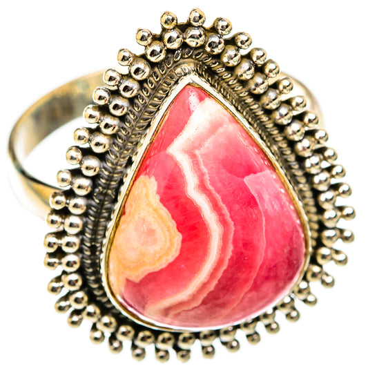 Rhodochrosite Rings handcrafted by Ana Silver Co - RING118486 - Photo 2