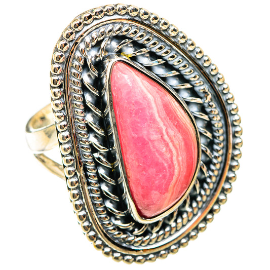 Rhodochrosite Rings handcrafted by Ana Silver Co - RING118551 - Photo 2