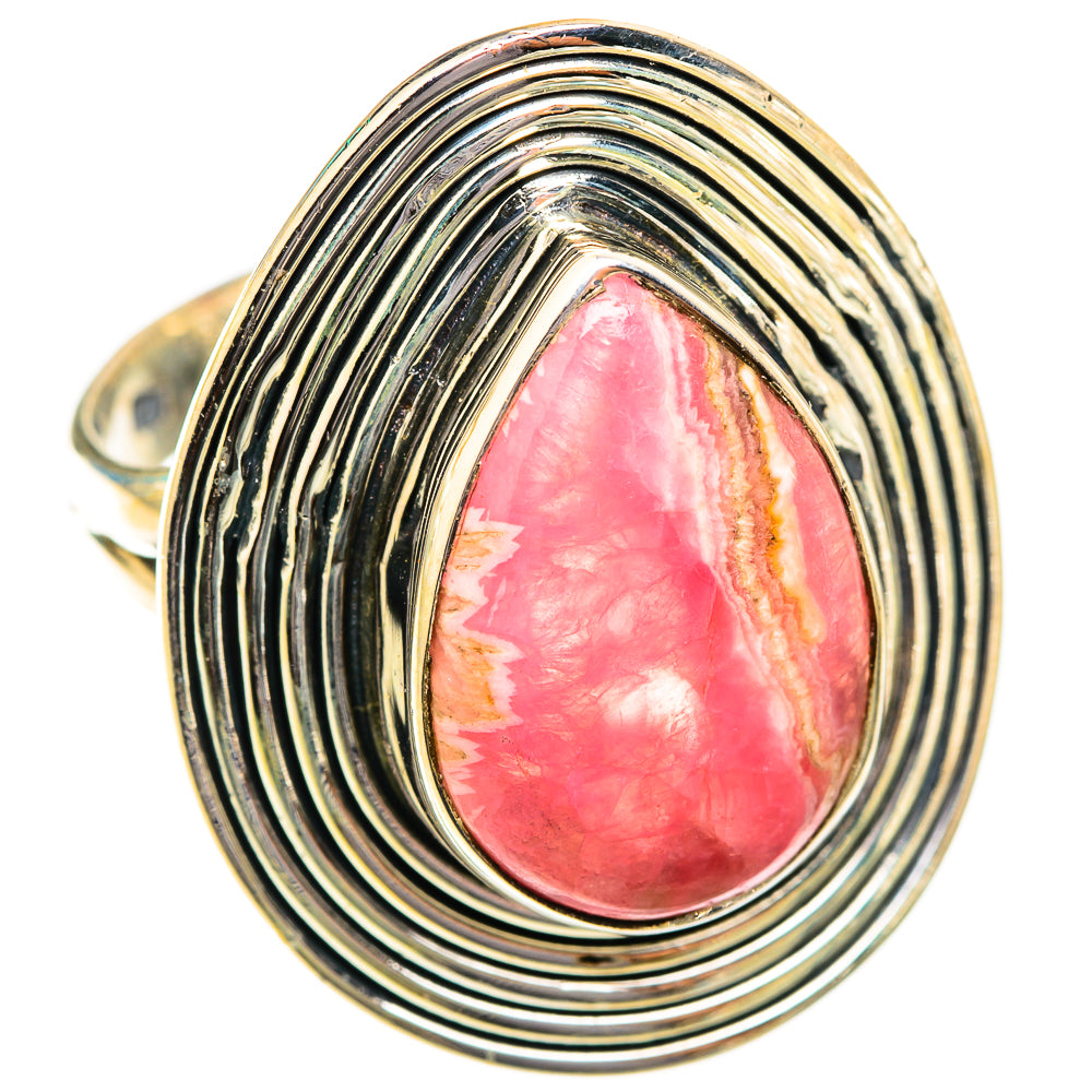 Rhodochrosite Rings handcrafted by Ana Silver Co - RING118805 - Photo 2