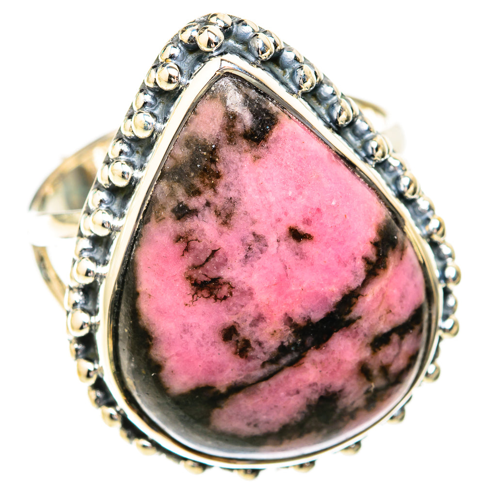 Rhodonite Rings handcrafted by Ana Silver Co - RING119187 - Photo 2