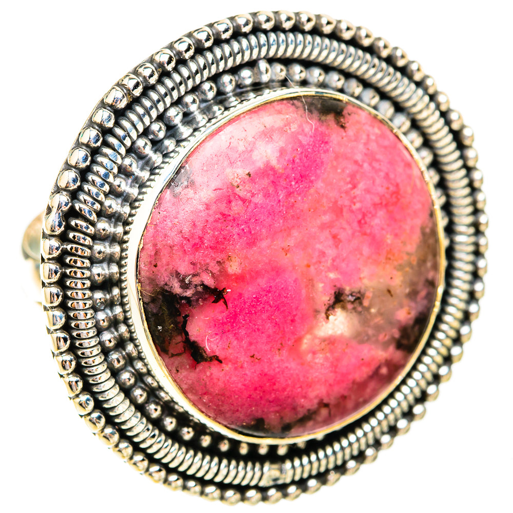 Rhodonite Rings handcrafted by Ana Silver Co - RING119361 - Photo 2