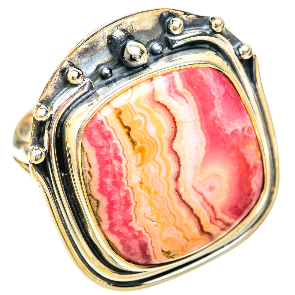 Rhodochrosite Rings handcrafted by Ana Silver Co - RING119759 - Photo 2