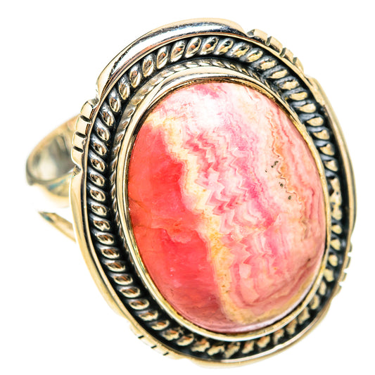 Rhodochrosite Rings handcrafted by Ana Silver Co - RING119794 - Photo 2