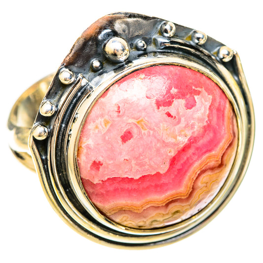 Rhodochrosite Rings handcrafted by Ana Silver Co - RING120396 - Photo 2