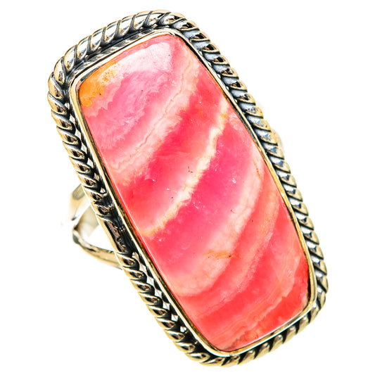 Rhodochrosite Rings handcrafted by Ana Silver Co - RING120856 - Photo 2