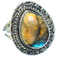Labradorite Rings handcrafted by Ana Silver Co - RING12205