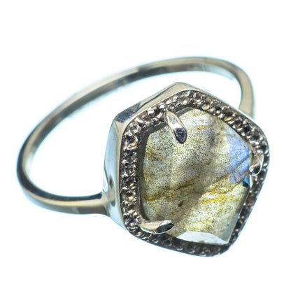 Labradorite Rings handcrafted by Ana Silver Co - RING21440