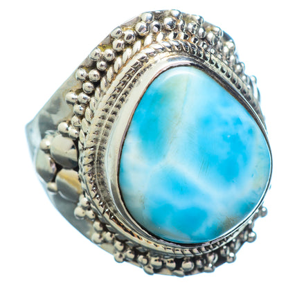 Larimar Rings handcrafted by Ana Silver Co - RING2603