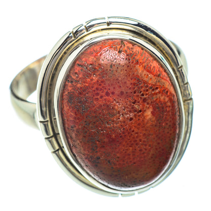 Sponge Coral Rings handcrafted by Ana Silver Co - RING41595