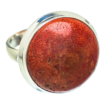 Sponge Coral Rings handcrafted by Ana Silver Co - RING42103