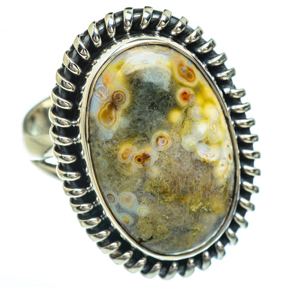 Ocean Jasper Rings handcrafted by Ana Silver Co - RING45307