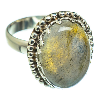 Labradorite Rings handcrafted by Ana Silver Co - RING47040