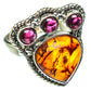 Baltic Amber Rings handcrafted by Ana Silver Co - RING50185