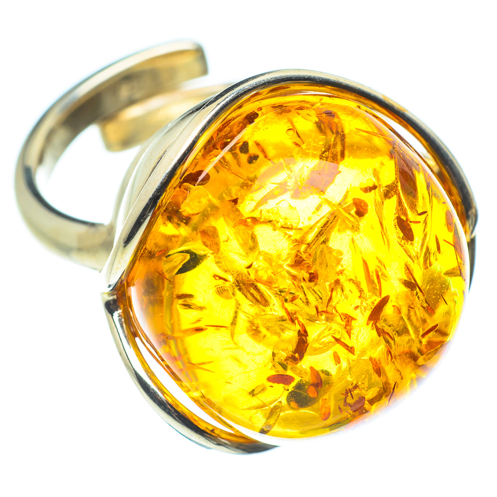 Baltic Amber Rings handcrafted by Ana Silver Co - RING58250