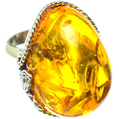 Baltic Amber Rings handcrafted by Ana Silver Co - RING58323