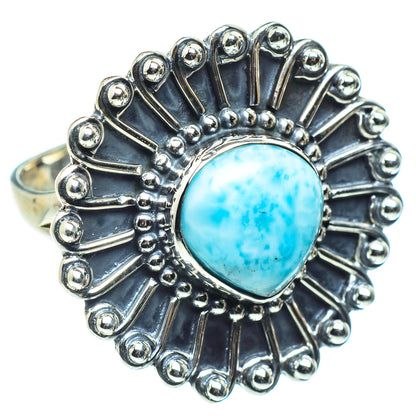 Larimar Rings handcrafted by Ana Silver Co - RING58497