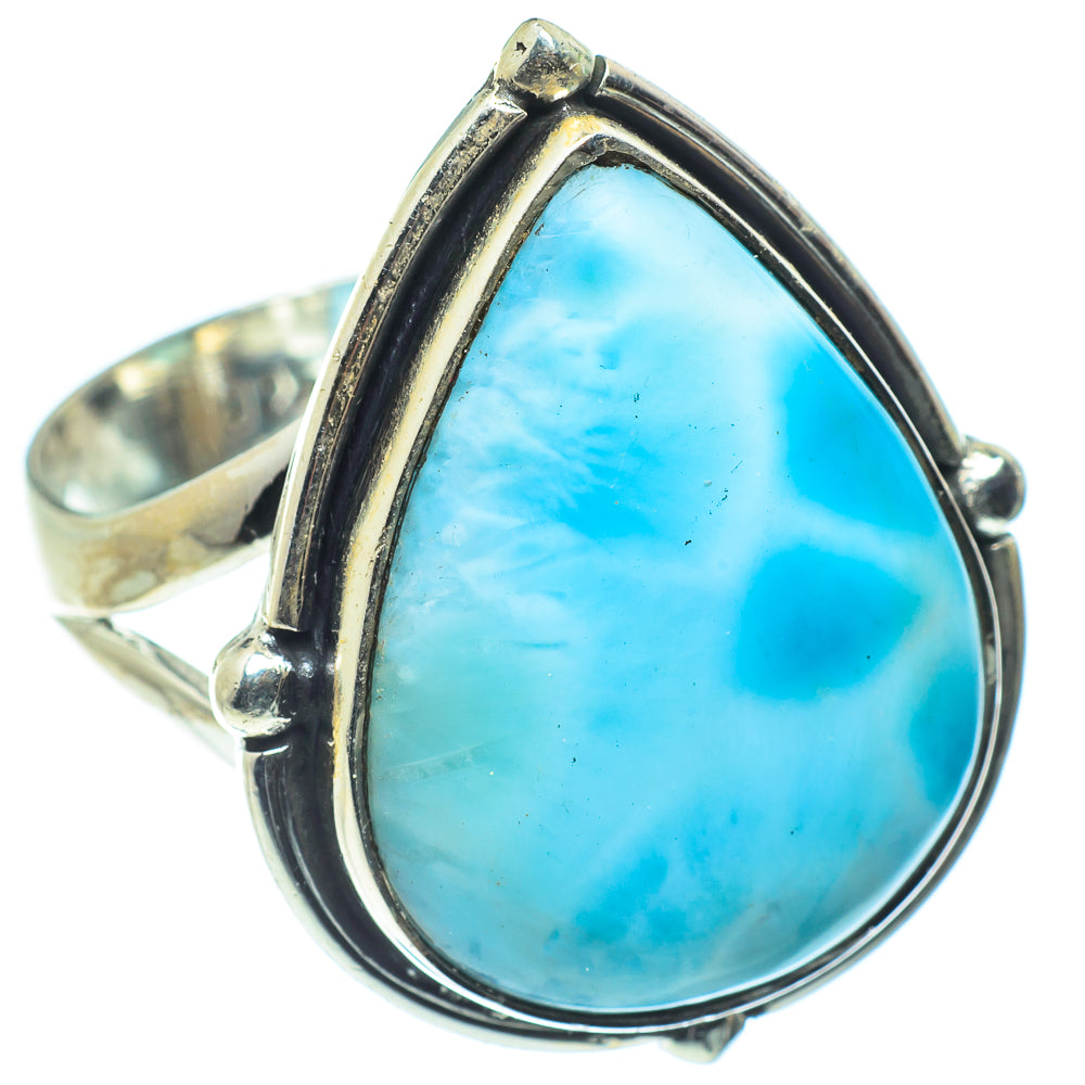 Larimar Rings handcrafted by Ana Silver Co - RING58507