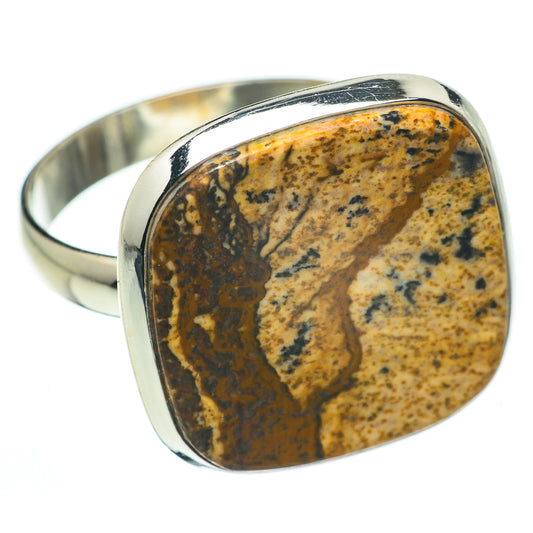 Picture Jasper Rings handcrafted by Ana Silver Co - RING60311