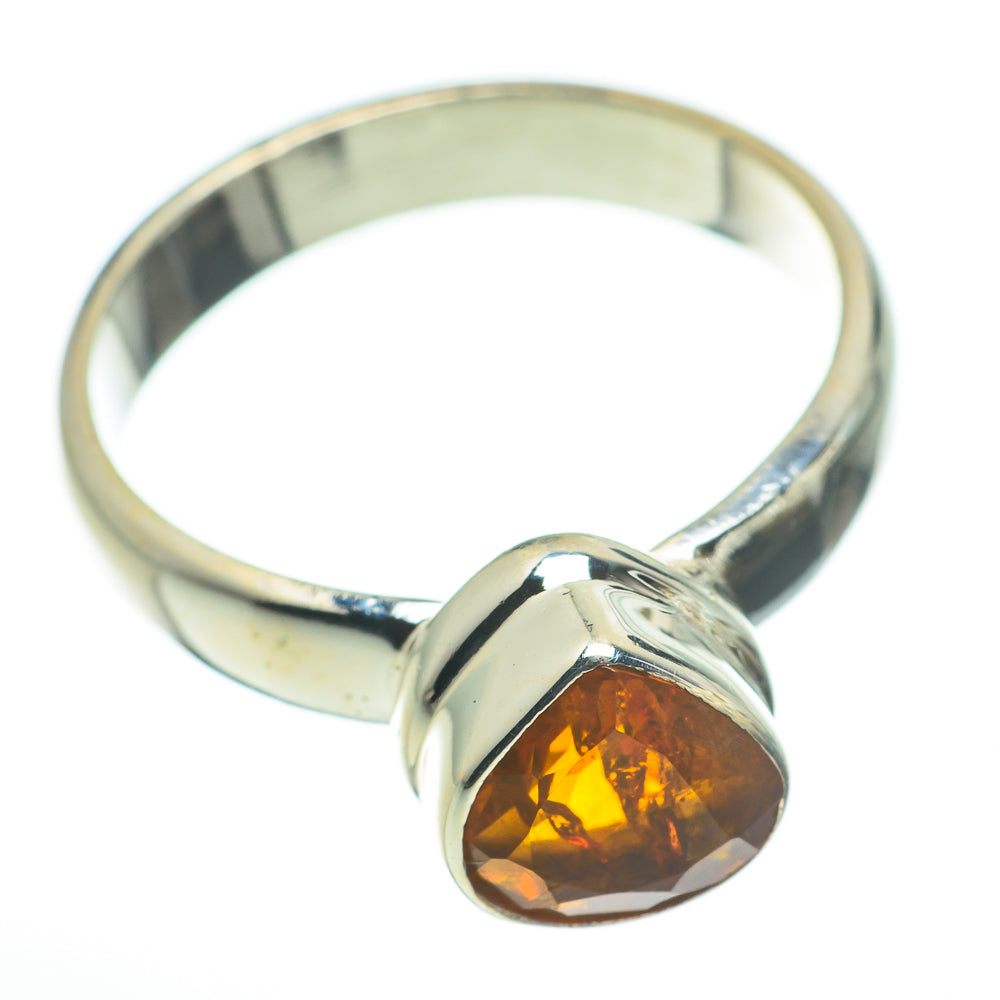 Mandarin Citrine Rings handcrafted by Ana Silver Co - RING60314