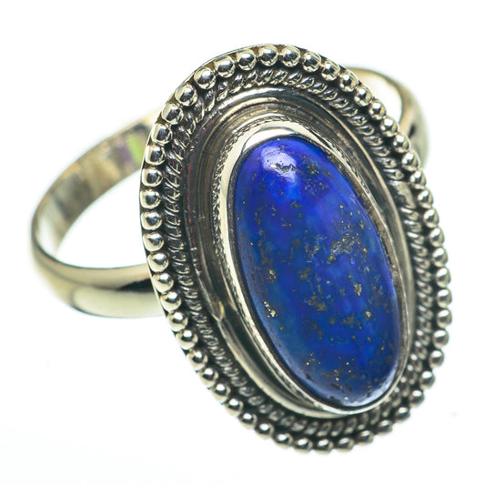 Lapis Lazuli Rings handcrafted by Ana Silver Co - RING60338