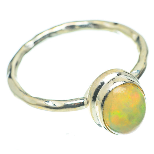 Ethiopian Opal Rings handcrafted by Ana Silver Co - RING60413