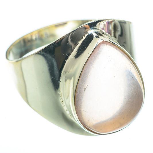Rose Quartz Rings handcrafted by Ana Silver Co - RING60526
