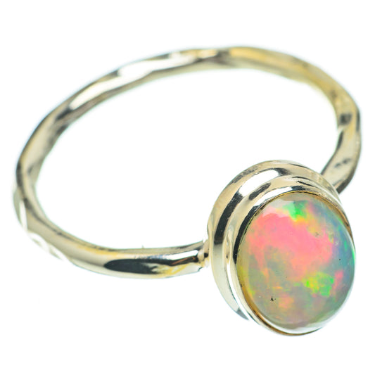 Ethiopian Opal Rings handcrafted by Ana Silver Co - RING60537