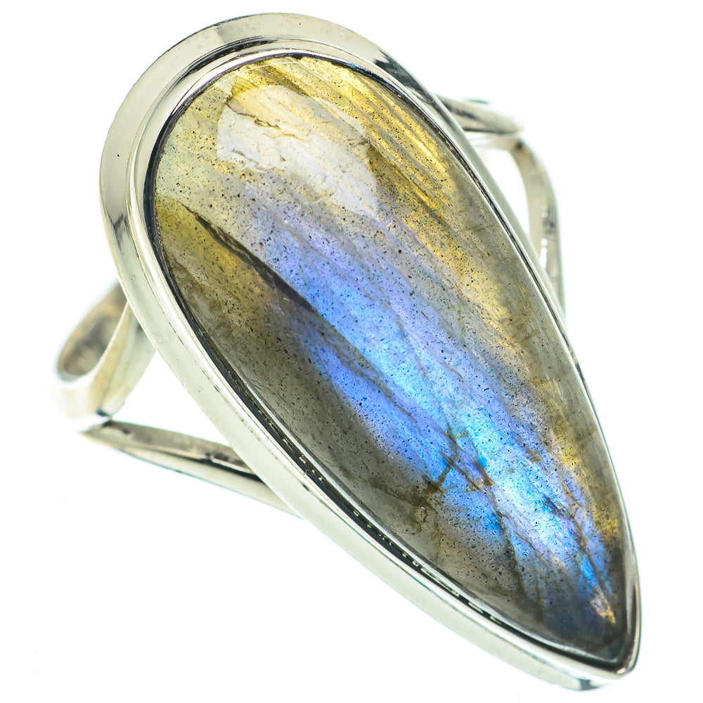 Labradorite Rings handcrafted by Ana Silver Co - RING60657