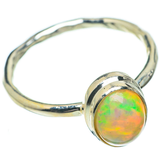 Ethiopian Opal Rings handcrafted by Ana Silver Co - RING60814