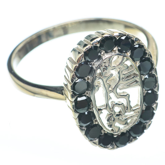Black Onyx Rings handcrafted by Ana Silver Co - RING61191