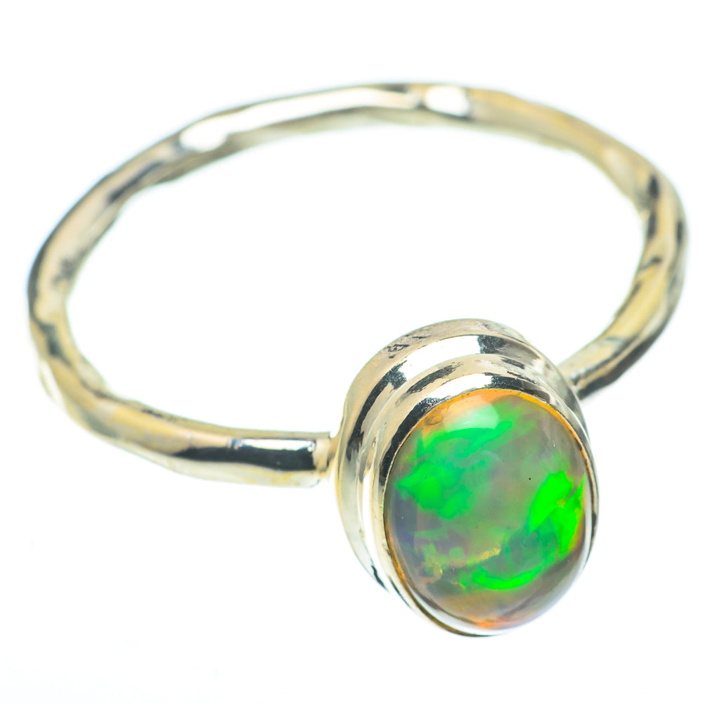 Ethiopian Opal Rings handcrafted by Ana Silver Co - RING61323